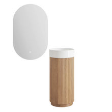 Nomad 410mm Freestanding Pedestal Package with LED Mirror